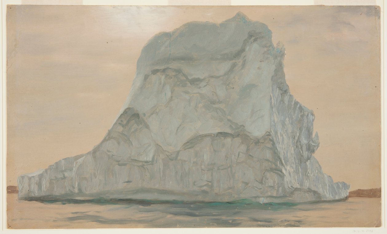 Harmaa jäävuori tekijältä Frederic Edwin Church