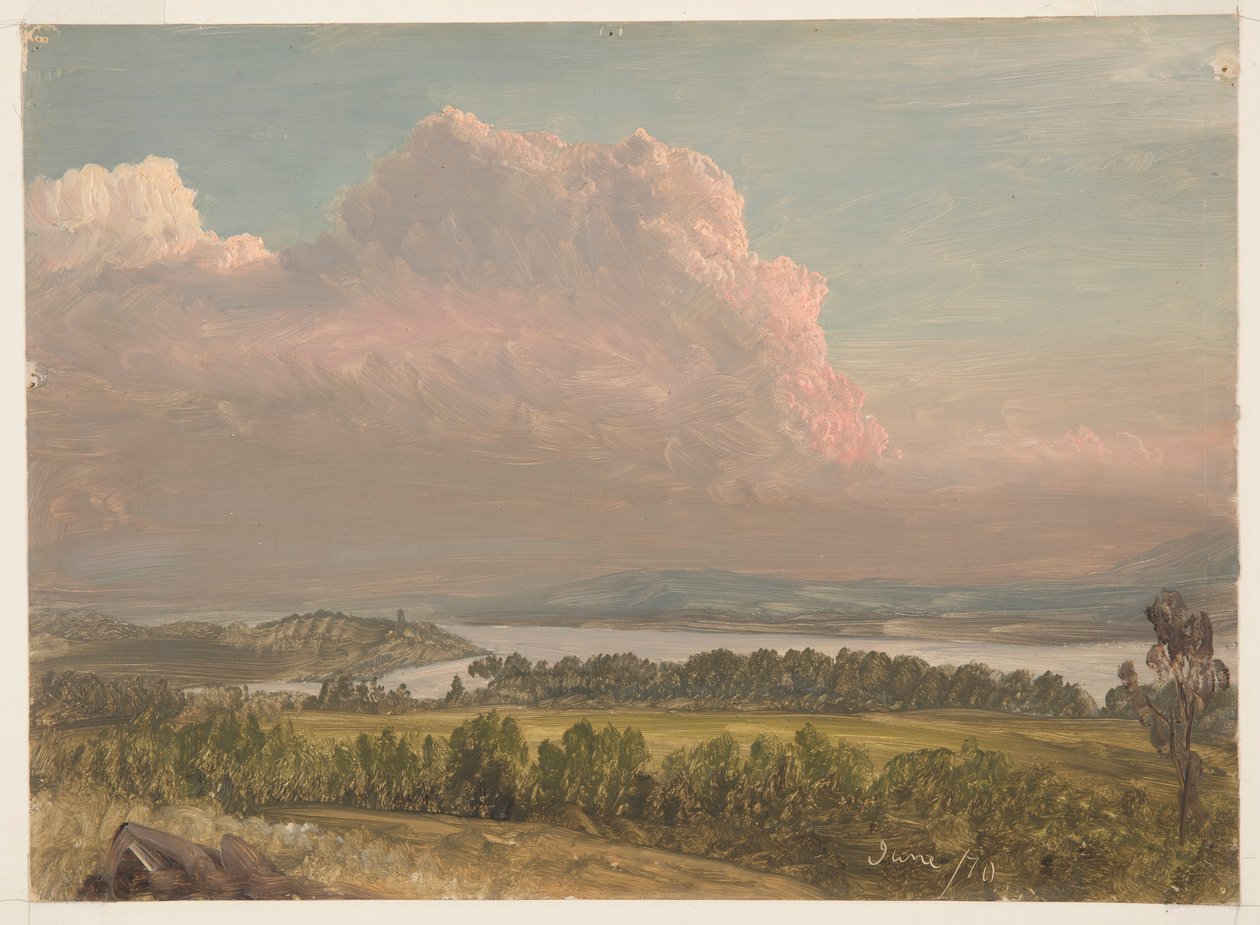 Korkeat pilvet Hudsonin yli tekijältä Frederic Edwin Church