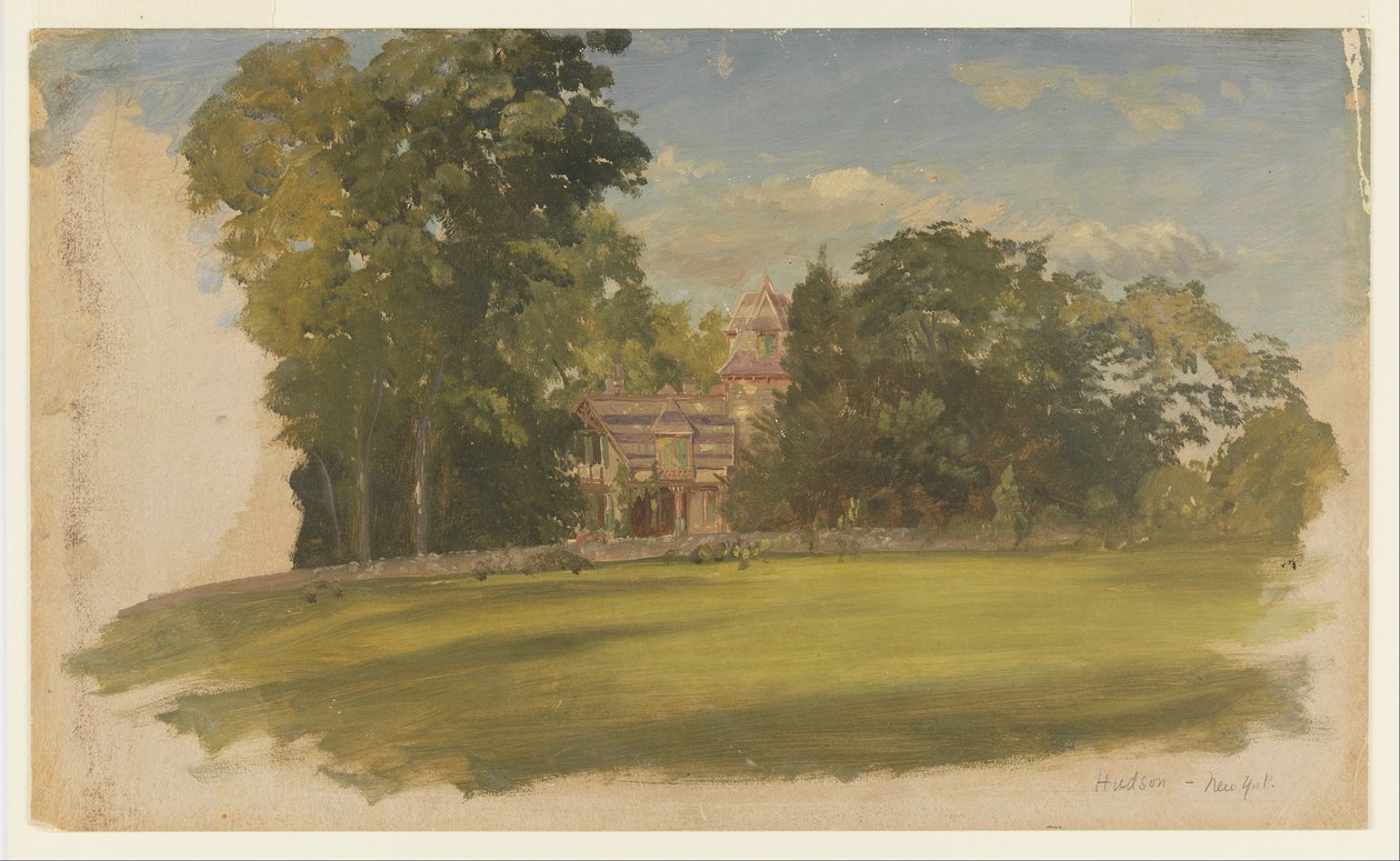 Talo Hudsonissa, New Yorkissa tekijältä Frederic Edwin Church