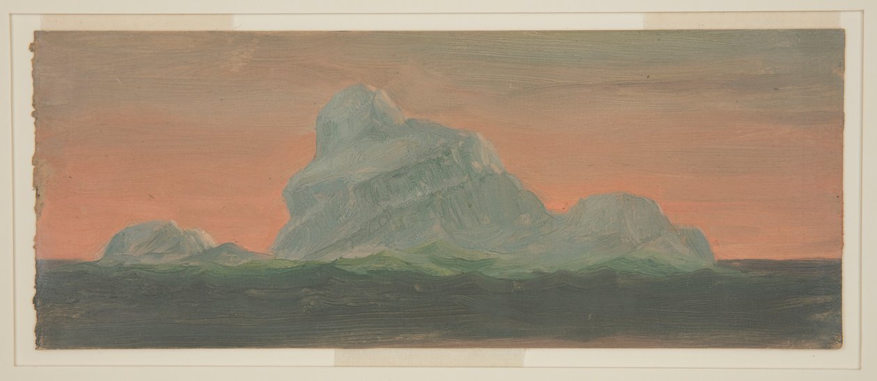 Jäävuori iltataivasta vasten tekijältä Frederic Edwin Church