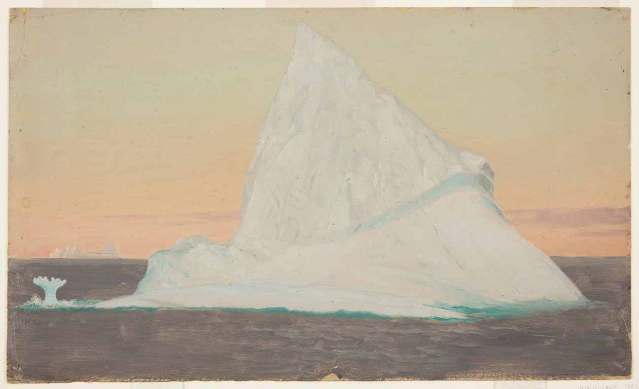 Jäävuori ja jääkukka tekijältä Frederic Edwin Church