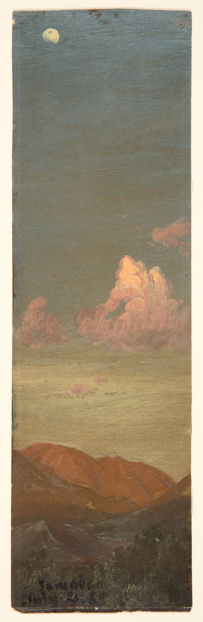 Moonlightin maisema, Jamaika tekijältä Frederic Edwin Church