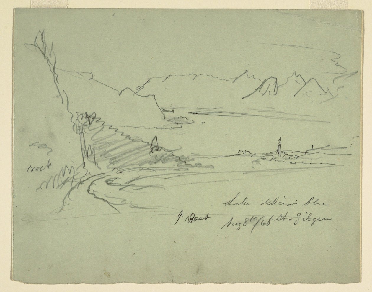 Maisema Itävallassa, 5. elokuuta 1868 tekijältä Frederic Edwin Church