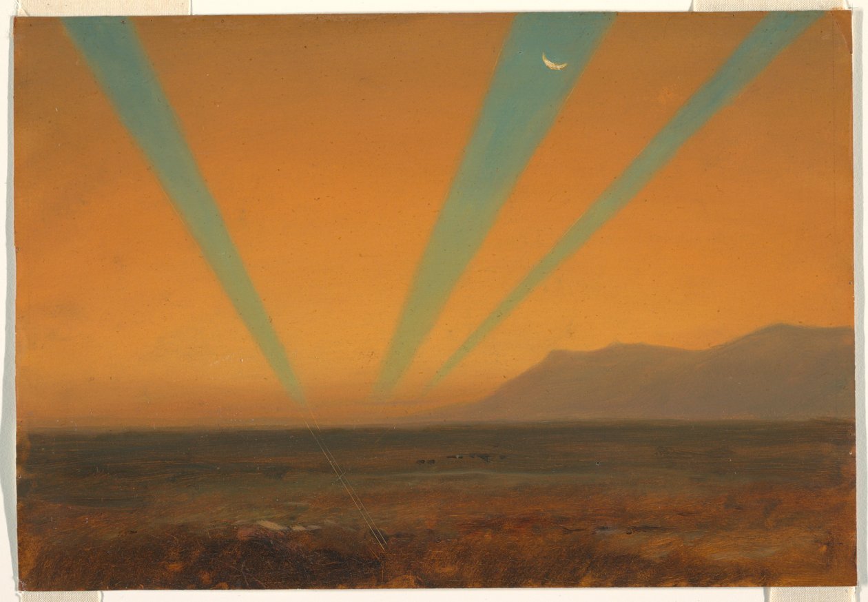 Maisema auringonlaskun kanssa tekijältä Frederic Edwin Church