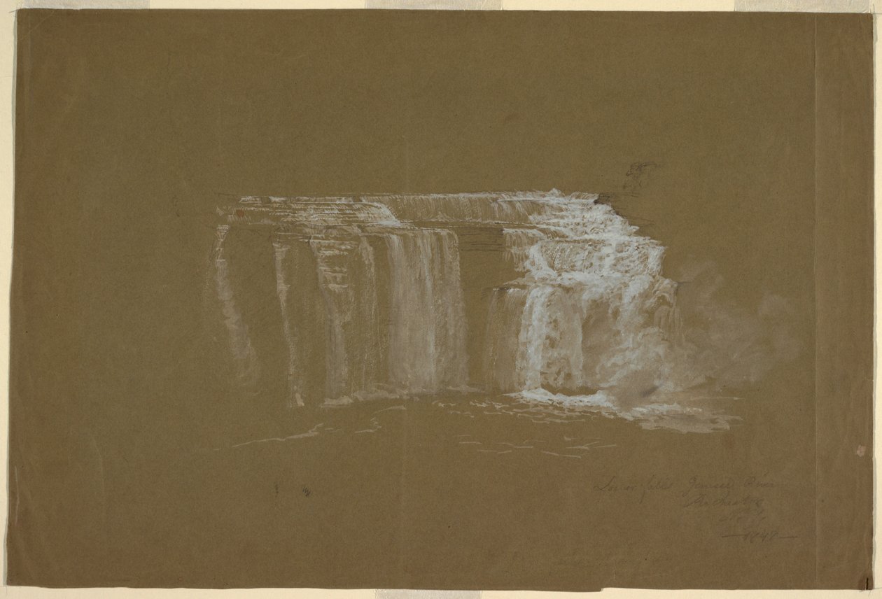 Lower Falls, Genesee River, Rochester, New York tekijältä Frederic Edwin Church