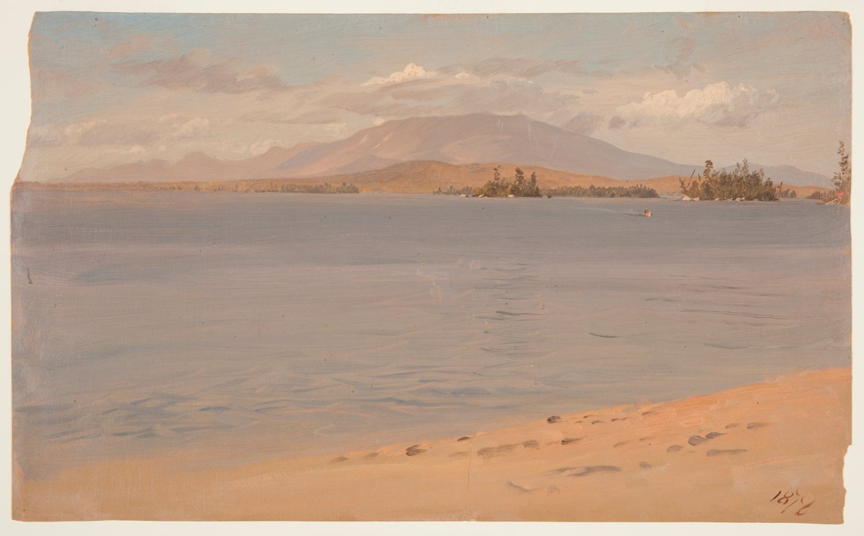 Katahdin-vuori Millinocket-järveltä tekijältä Frederic Edwin Church