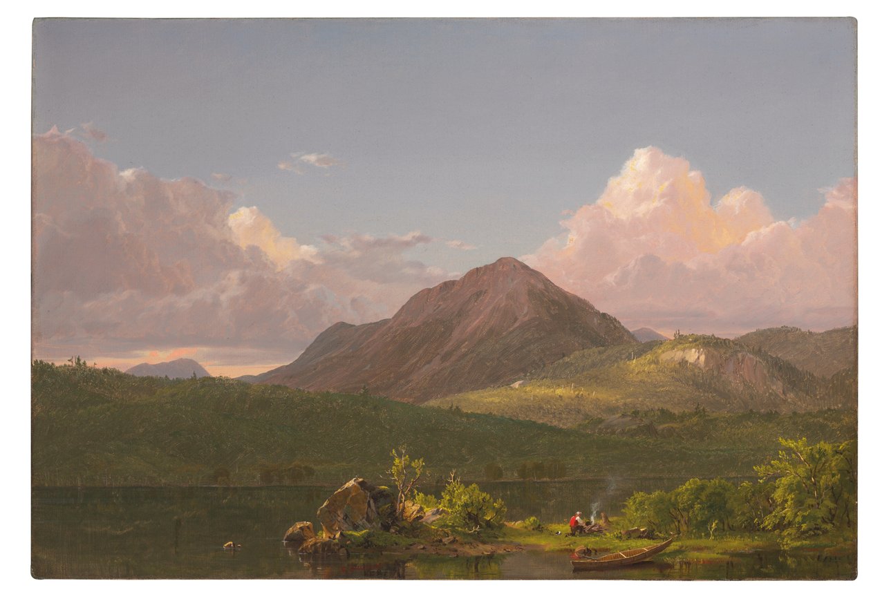 Mount Newport Mount Desert Islandilla, noin 1851-53 tekijältä Frederic Edwin Church