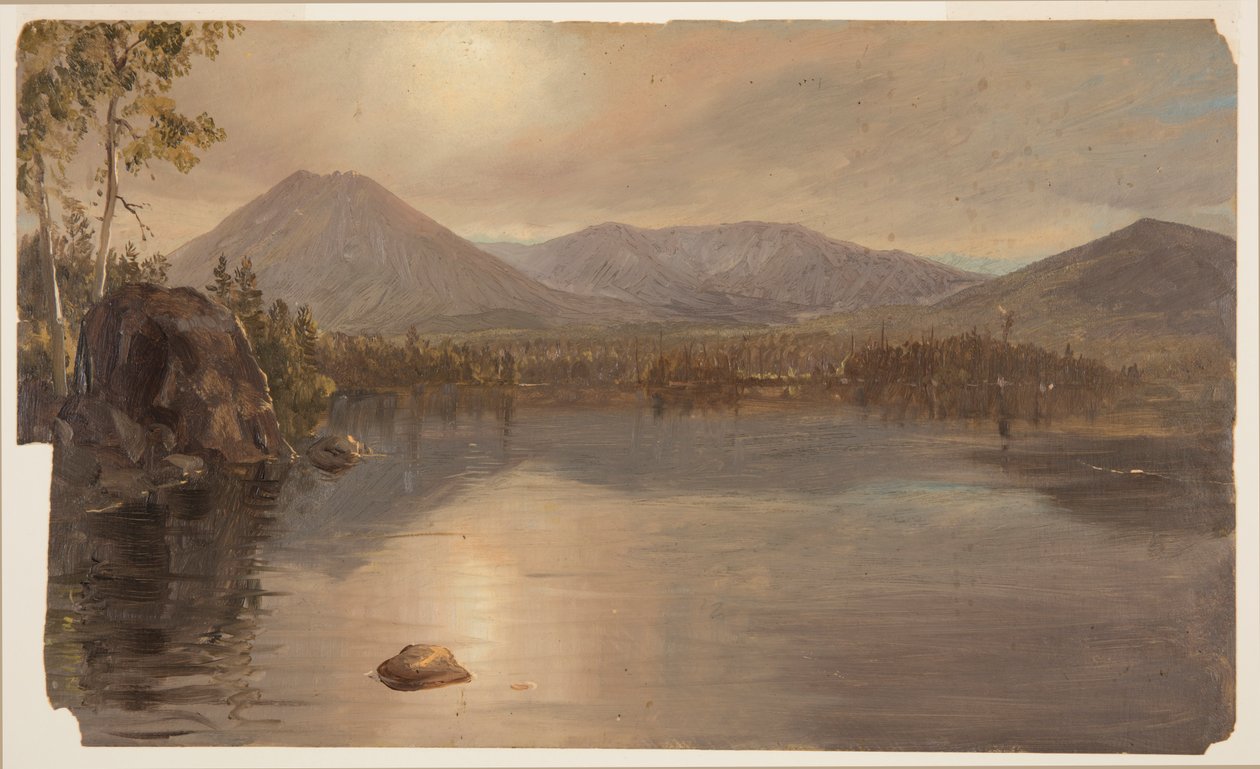 Mounts Katahdin ja Turner Lake Katahdin, Maine tekijältä Frederic Edwin Church