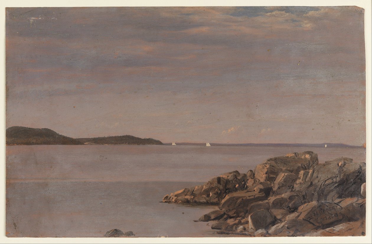 Mt. Desert Island, Mainen rannikko tekijältä Frederic Edwin Church
