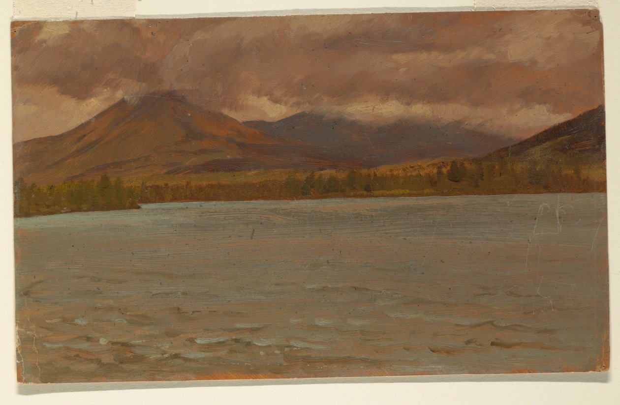 Katahdin-vuori Katahdin-järveltä tekijältä Frederic Edwin Church