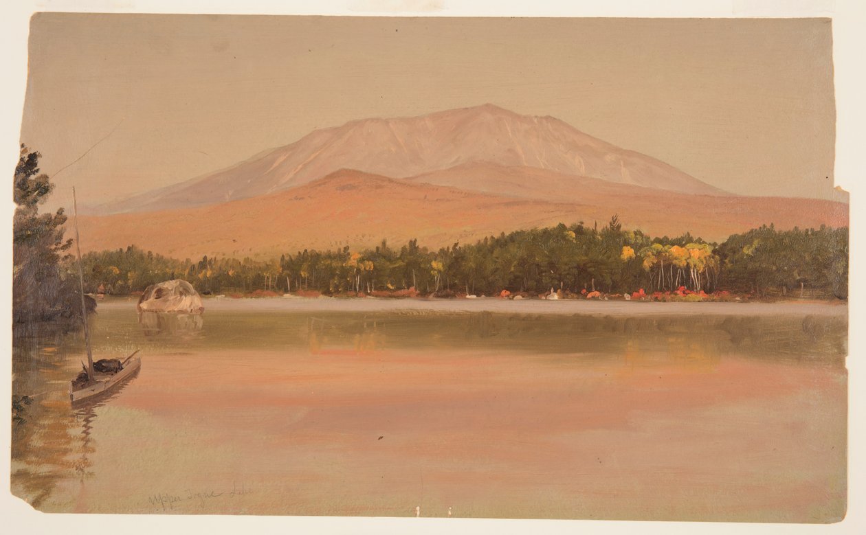 Mt. Katahdin Togue Pondista tekijältä Frederic Edwin Church