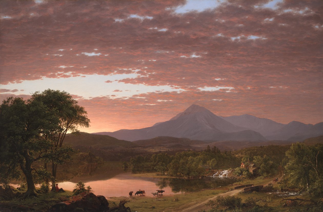Mt. Ktaadn, 1853 tekijältä Frederic Edwin Church