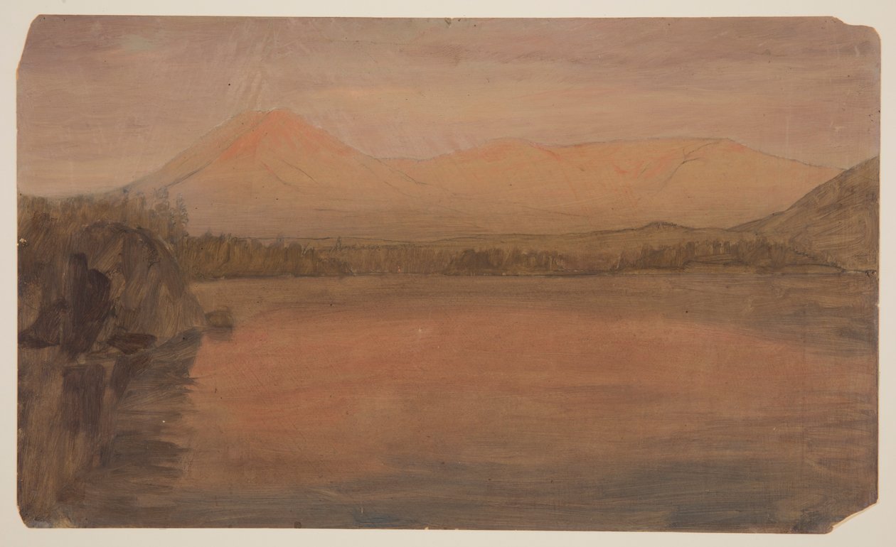 Mts. Katahdin ja Turner Katahdin-järvestä tekijältä Frederic Edwin Church