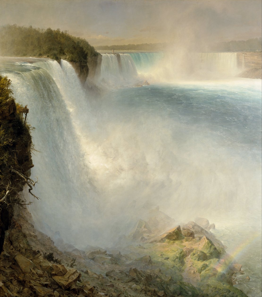 Niagaran putoukset Amerikan puolelta tekijältä Frederic Edwin Church