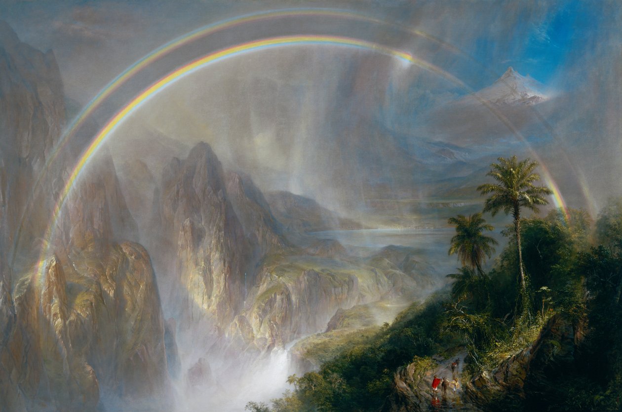 Sadekausi tropiikissa tekijältä Frederic Edwin Church