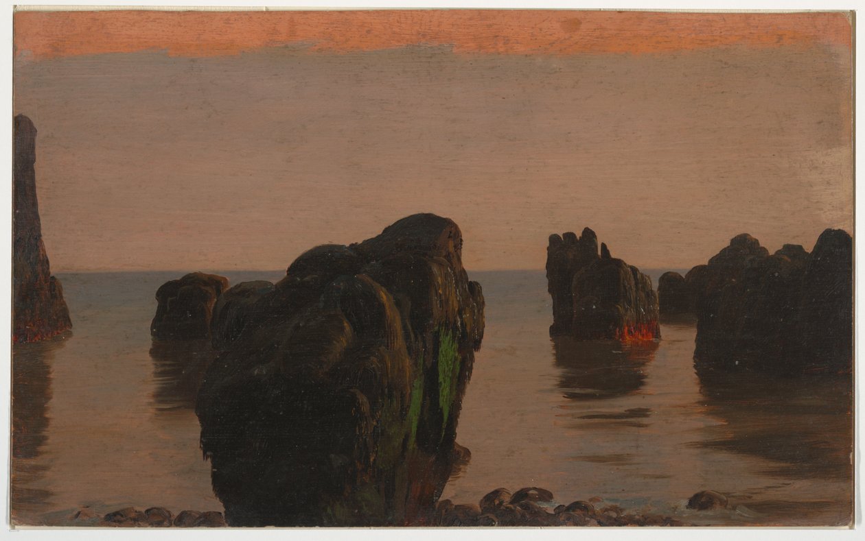 Kiviä ja sammalta Grand Mananista tekijältä Frederic Edwin Church