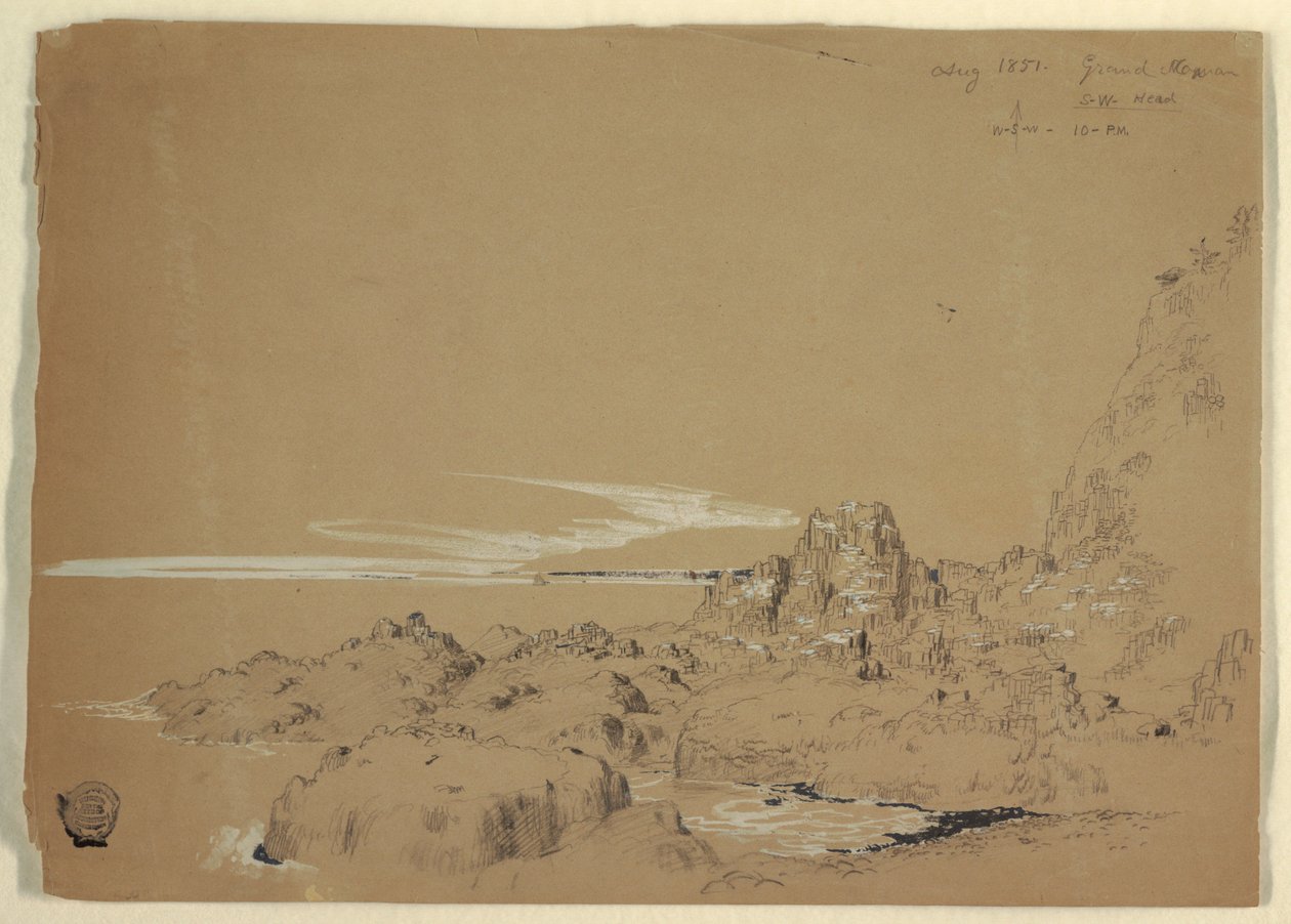 Rocky Coast, Grand Manan, Kanada tekijältä Frederic Edwin Church