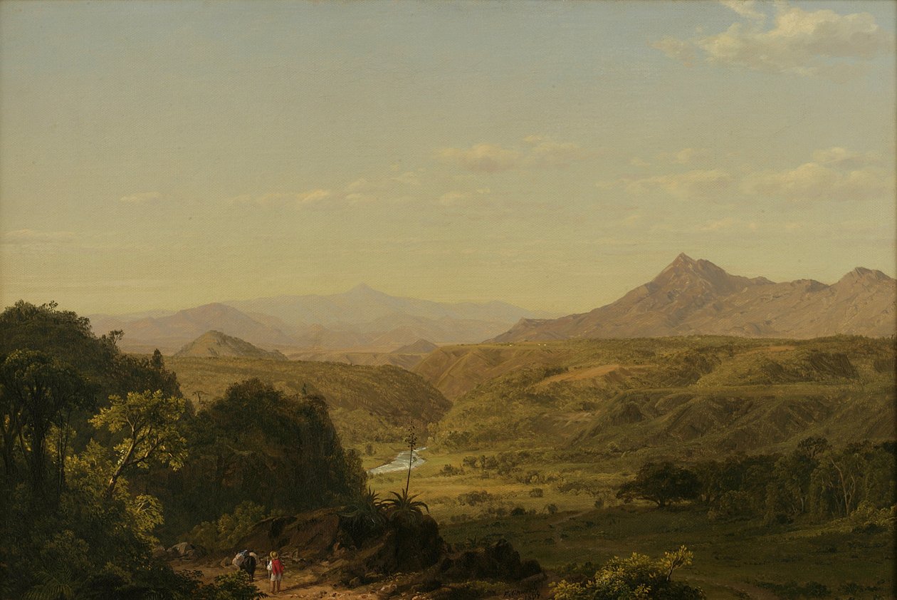 Kohtaus Andien keskuudessa, 1854 tekijältä Frederic Edwin Church