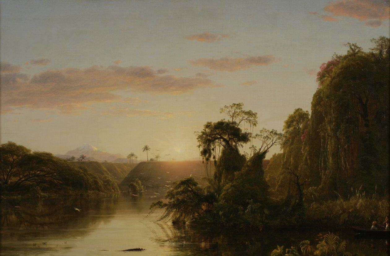 Kohtaus Magdalenasta, 1854 tekijältä Frederic Edwin Church
