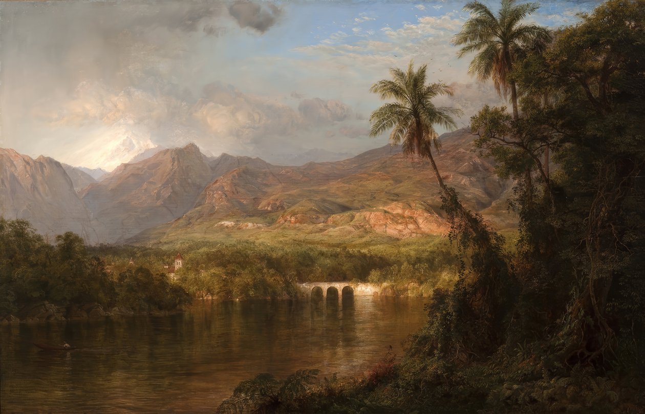 Etelä-Amerikan maisema tekijältä Frederic Edwin Church