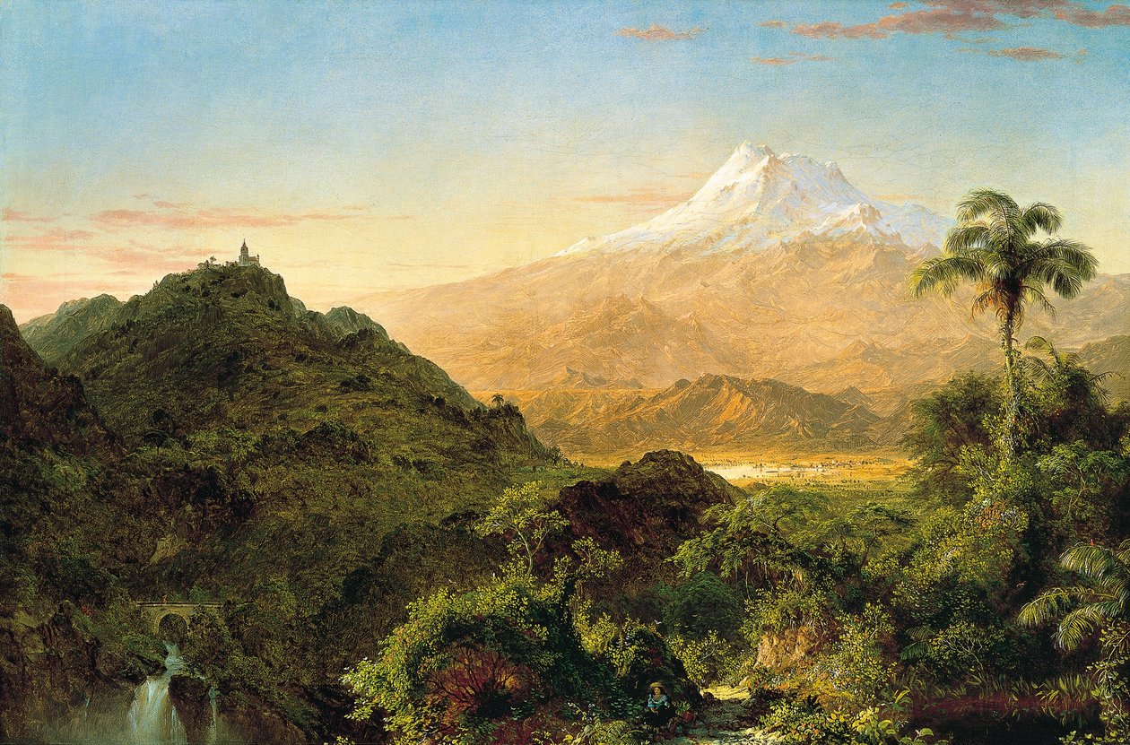 Etelä-Amerikan maisema tekijältä Frederic Edwin Church