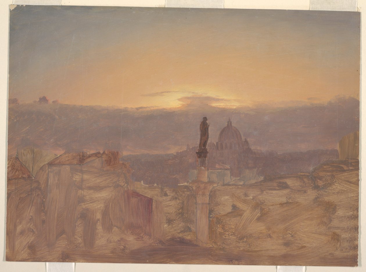 Pyhän Pietarin basilika Pinciosta, Roomasta tekijältä Frederic Edwin Church