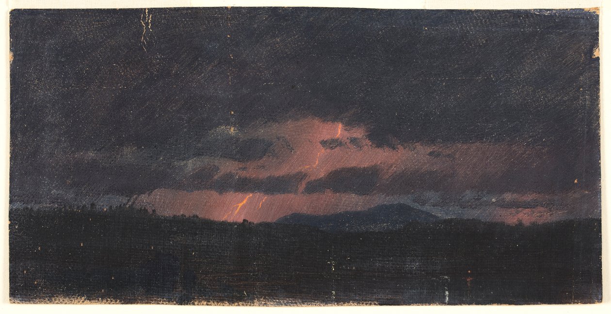 Myrsky Hudson Valleyn yllä, 1867. tekijältä Frederic Edwin Church