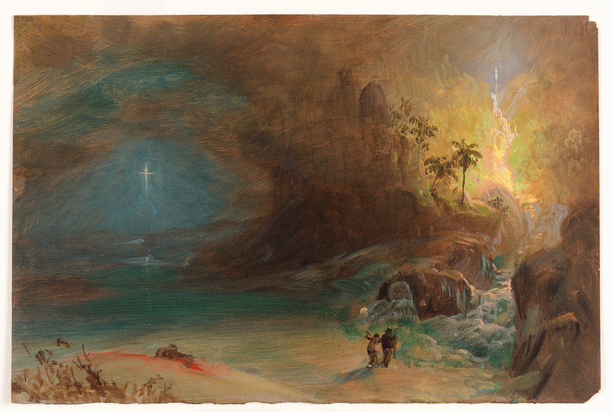 Tutkimus "Apoteoosi Thomas Colelle" tekijältä Frederic Edwin Church