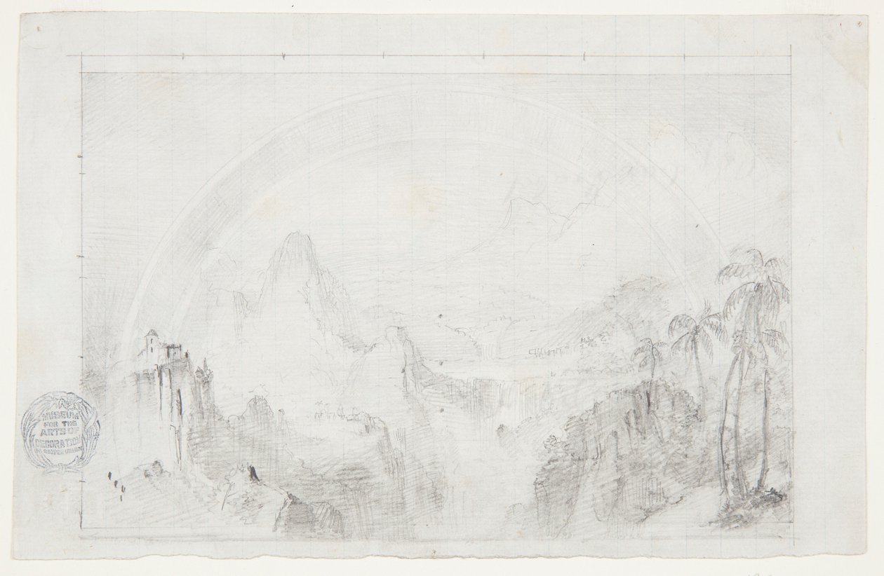 Tutkimus "Rainy Season in the Tropics" tekijältä Frederic Edwin Church