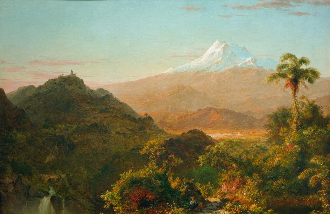 Etelä-Amerikan maisema tekijältä Frederic Edwin Church
