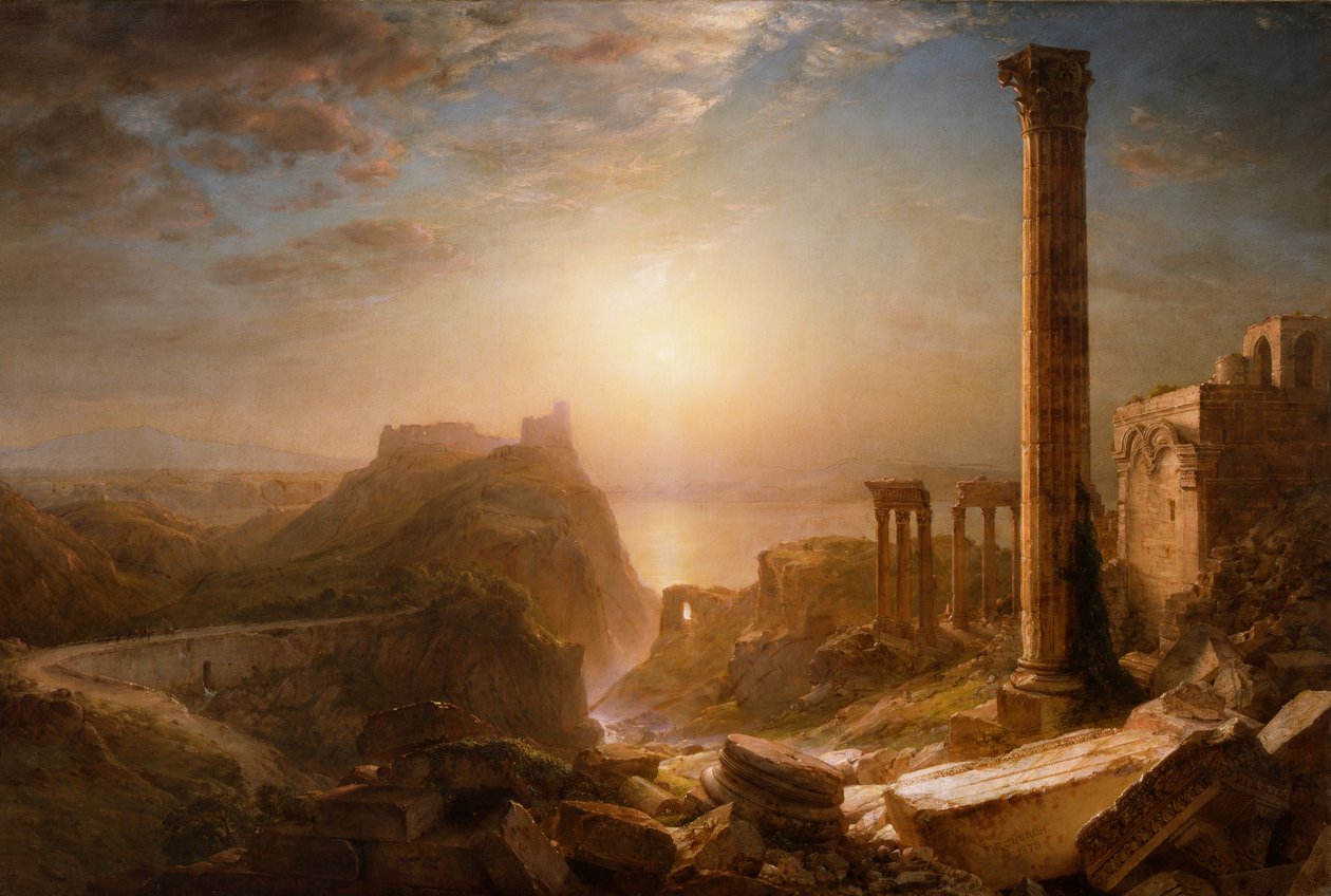 Syyria meren rannalla, 1873 tekijältä Frederic Edwin Church
