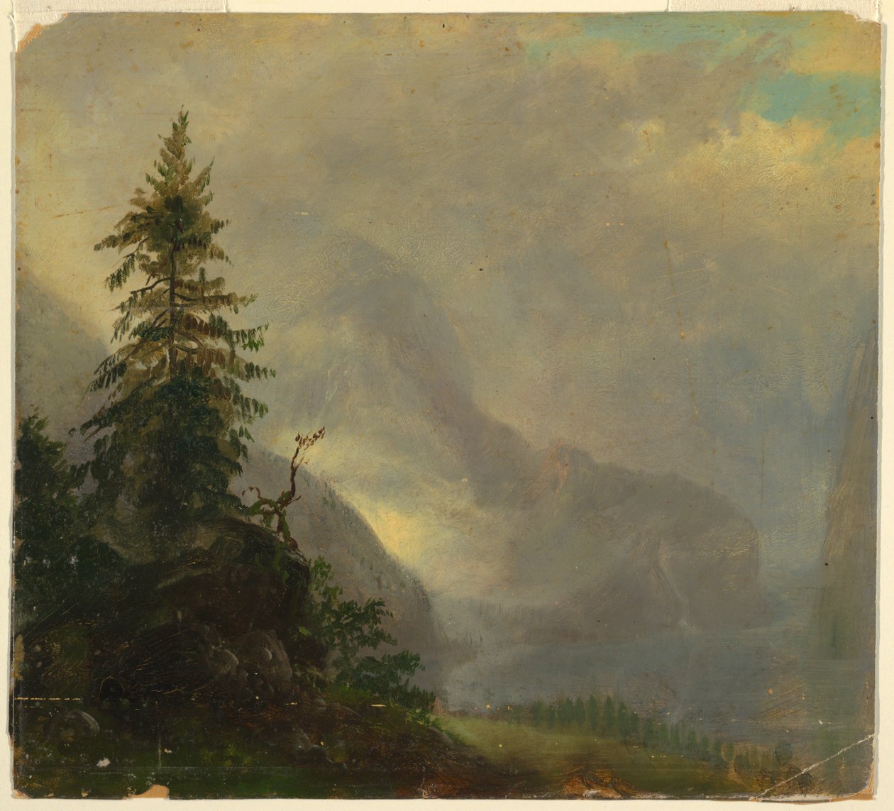 Koenigsee, lähellä Berchtesgedenia Baijerissa tekijältä Frederic Edwin Church