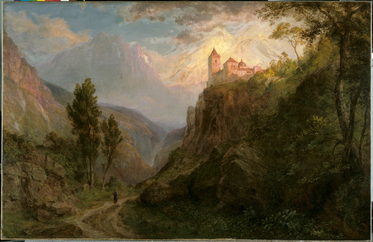 San Pedron luostari (Lumien Neitsyt Maria) tekijältä Frederic Edwin Church
