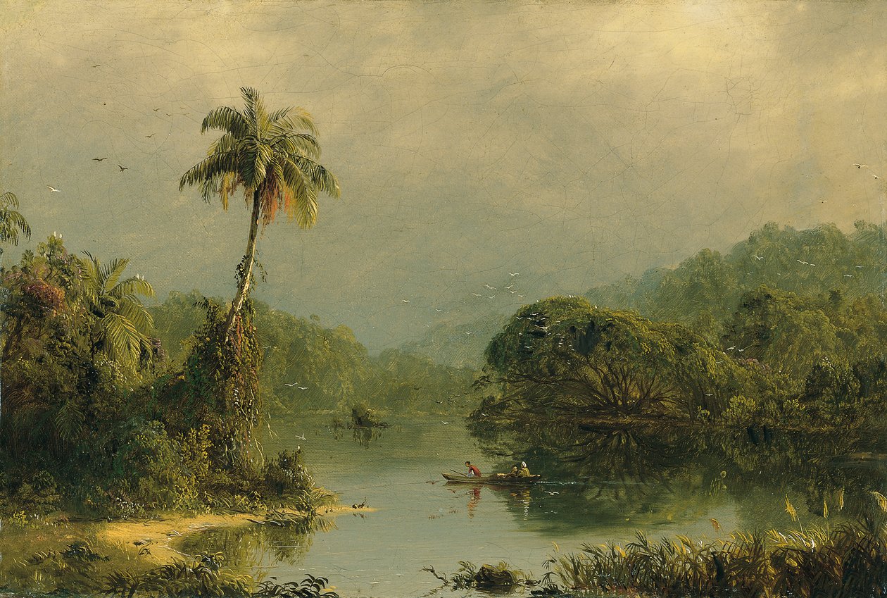 Trooppinen maisema tekijältä Frederic Edwin Church