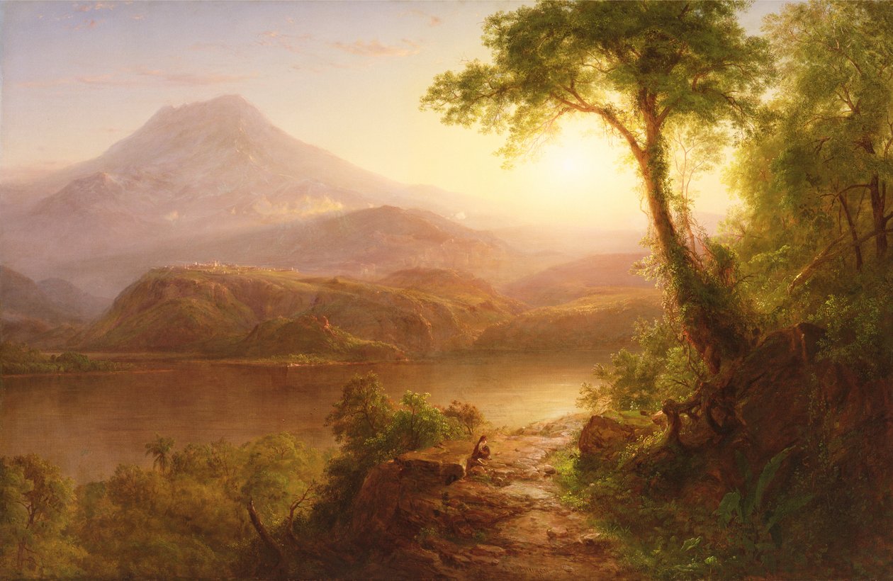 Trooppinen maisema: Etelä-Amerikan maisema tekijältä Frederic Edwin Church