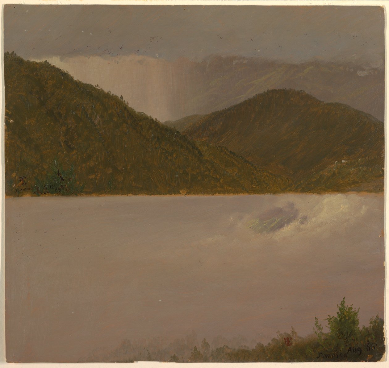 Two Cloud and Mountain Top Studies, Jamaika tekijältä Frederic Edwin Church