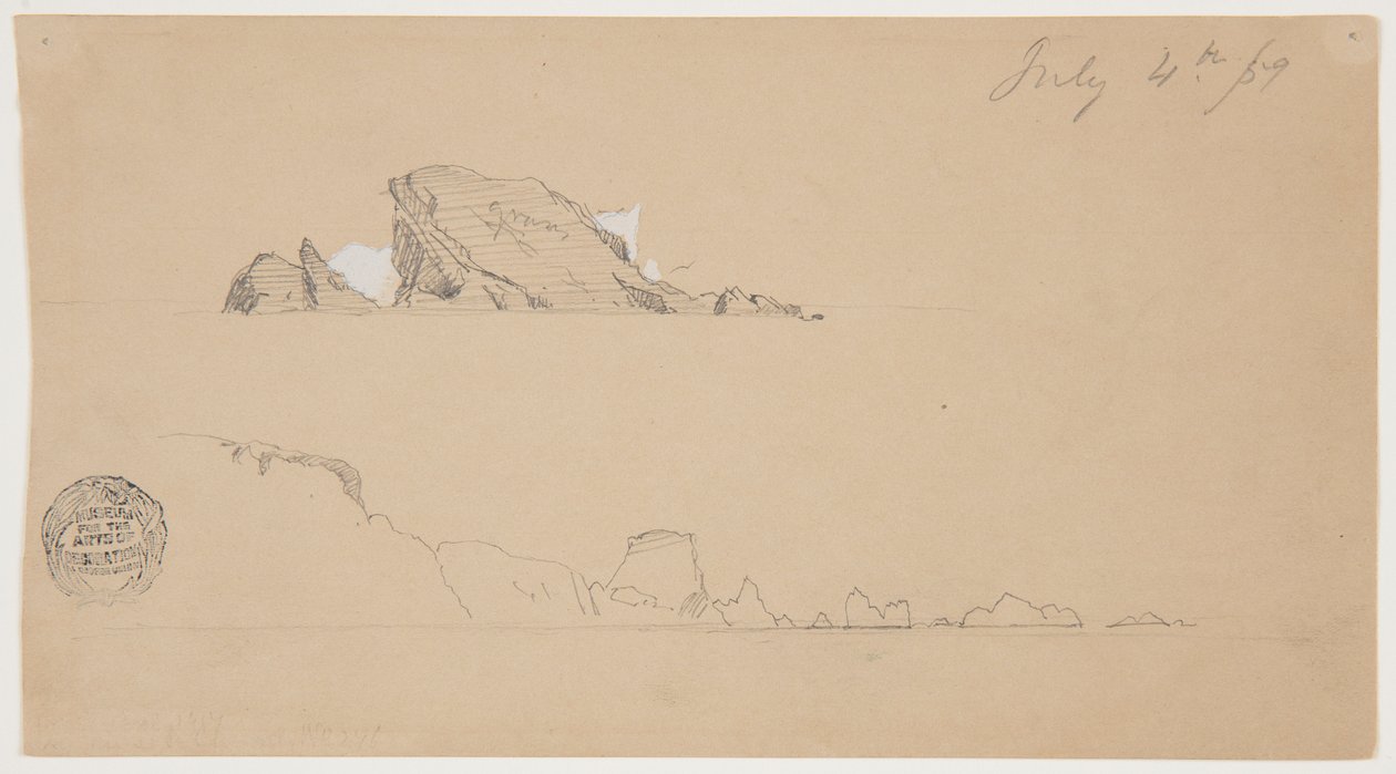 Kaksi jäävuorta tekijältä Frederic Edwin Church