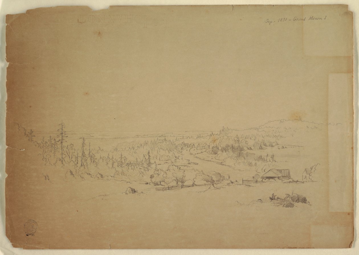 Näkymä Kanadan Grand Manan Islandilta merelle tekijältä Frederic Edwin Church