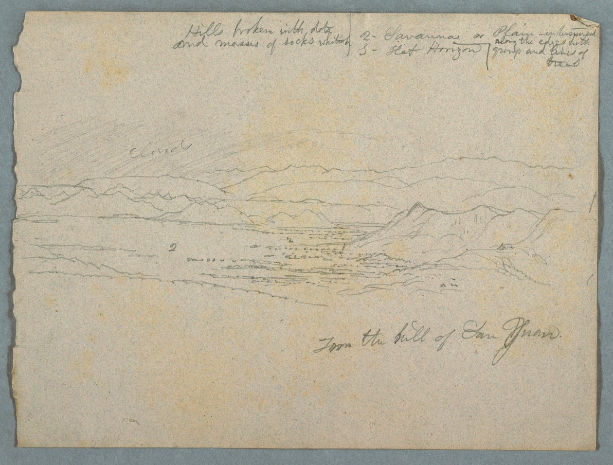 Näkymä San Juanin kukkulalta, luultavasti Kolumbiasta tekijältä Frederic Edwin Church
