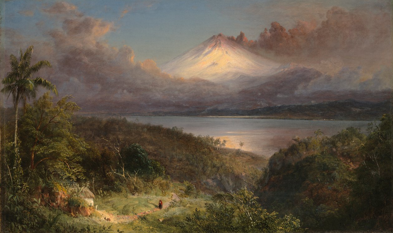 Näkymä Cotopaxista tekijältä Frederic Edwin Church