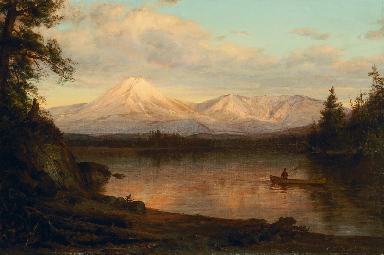 Näkymä Katahdin-vuorelle tekijältä Frederic Edwin Church