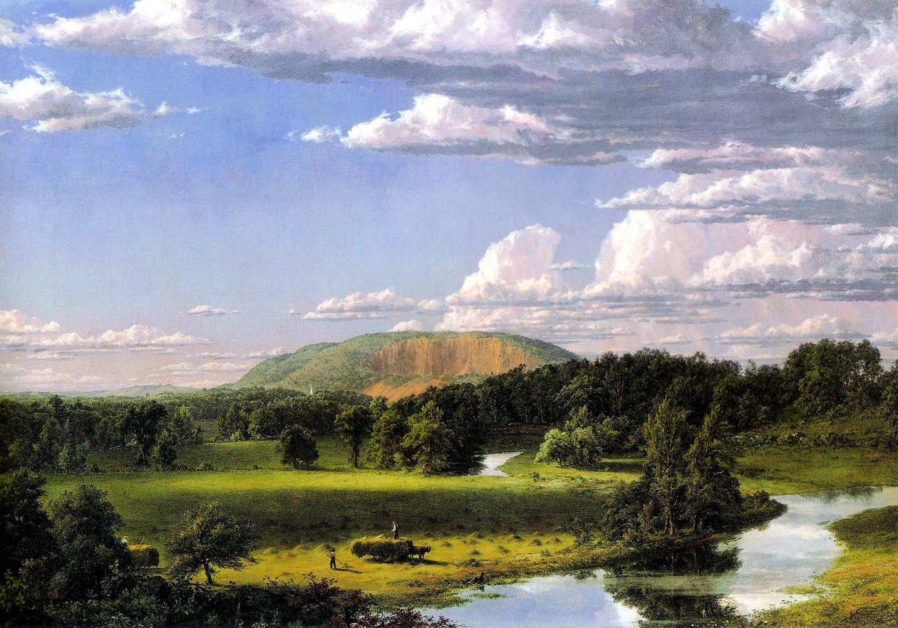 West Rock, New Haven tekijältä Frederic Edwin Church