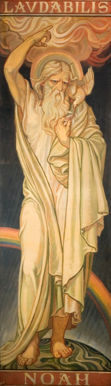 Profeetat Vanhasta testamentista: Nooa, n. 1910 tekijältä Frederic James Shields