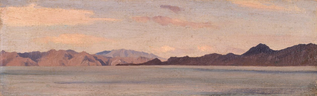 "Vähän-Aasian rannikko Rodokselta katsottuna", 1867 tekijältä Frederic Leighton