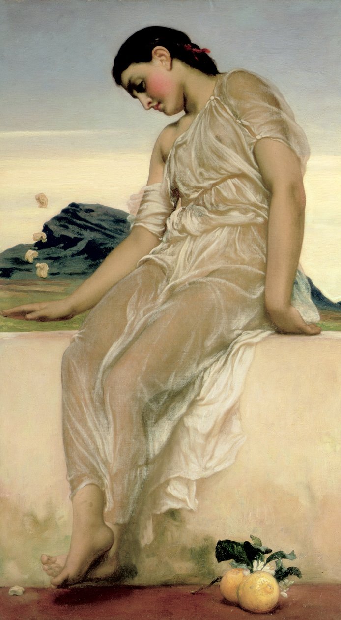 Huonekalut ja erilaiset esineet 1100- ja 1300-luvuilta tekijältä Frederic Leighton