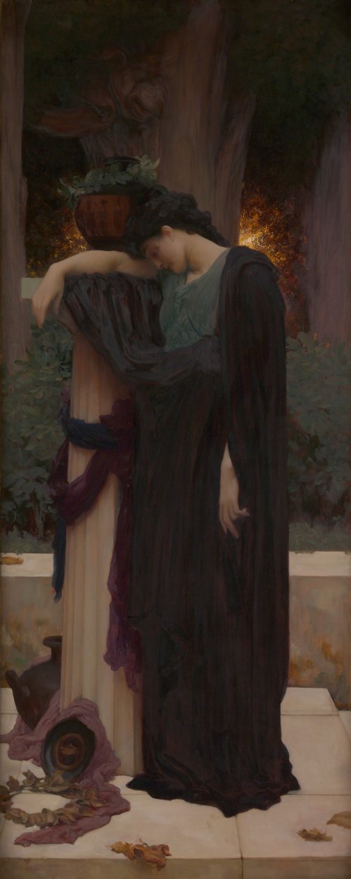 Lachrymae, n. 1894-1895 (öljy kankaalle) tekijältä Frederic Leighton
