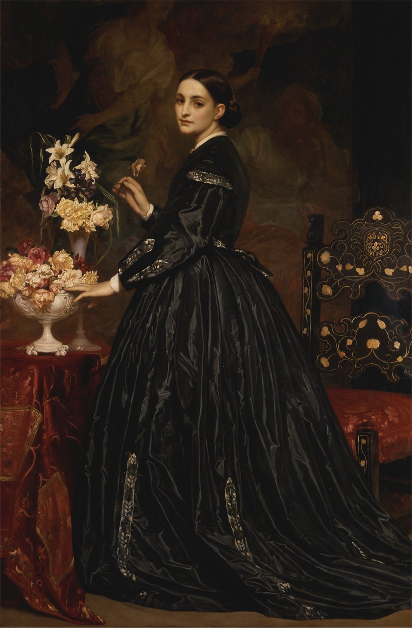 Rouva James Guthrie [1866, Royal Academy of Arts, Lontoo, näyttelyluettelo] tekijältä Frederic Leighton