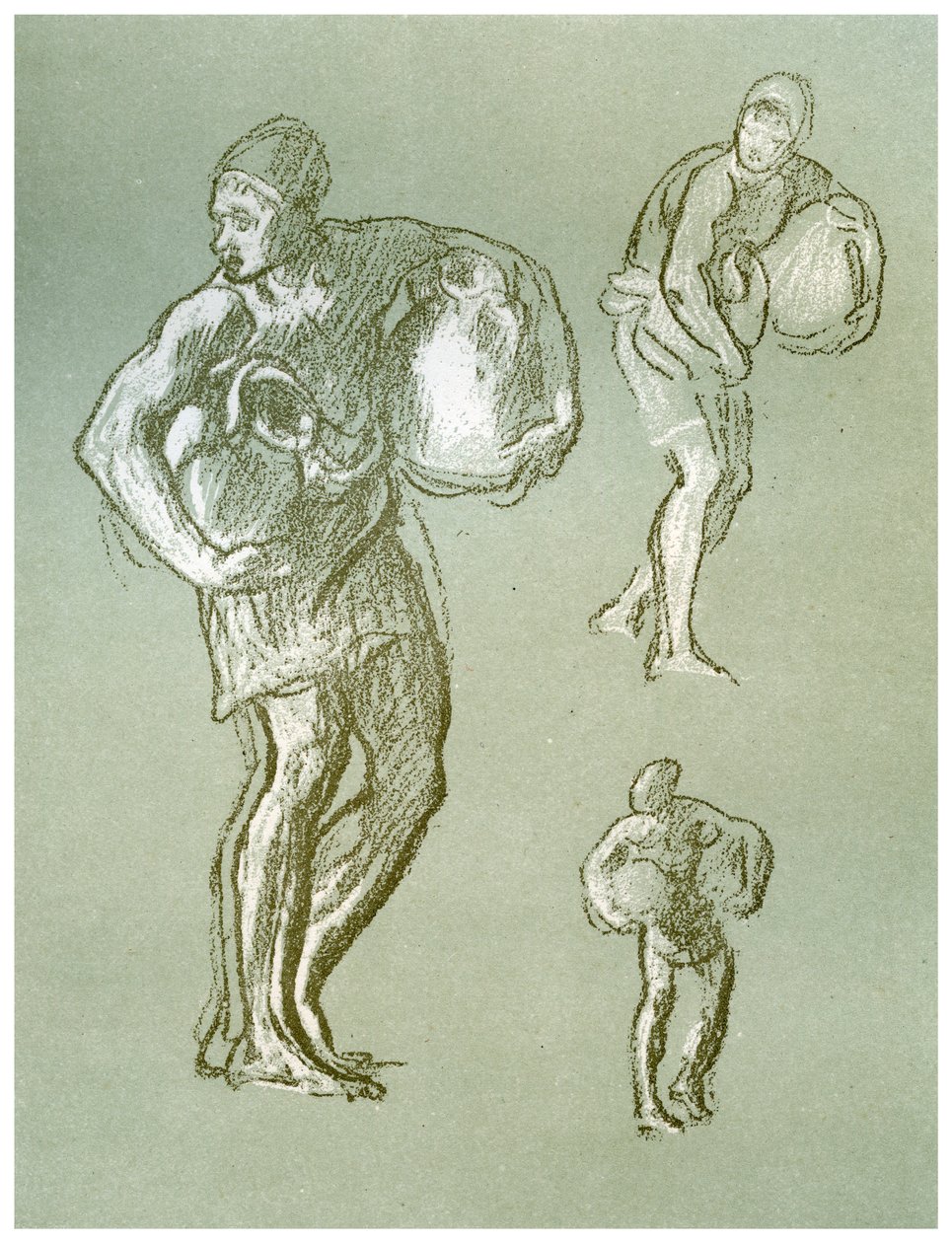 Studies for The Arts of Peace, c1880-1882 tekijältä Frederic Leighton