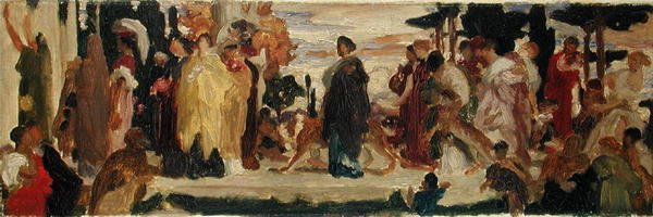 Tutkimus syrakusalaiselle morsiamelle (öljy kankaalle) tekijältä Frederic Leighton