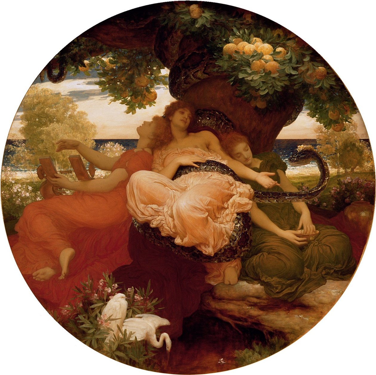 Hesperidien puutarha, noin 1892 tekijältä Frederic Leighton
